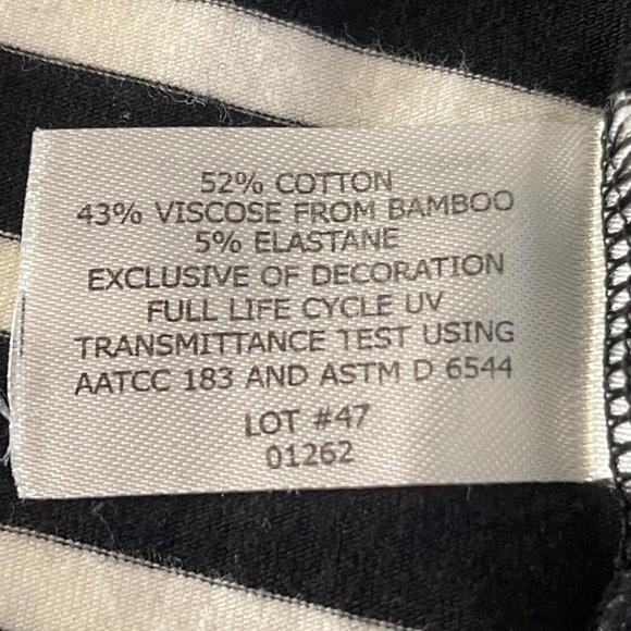 Coolibar UPF 50+ Long Sleeve Striped Tee Sz XS - Picture 11 of 12